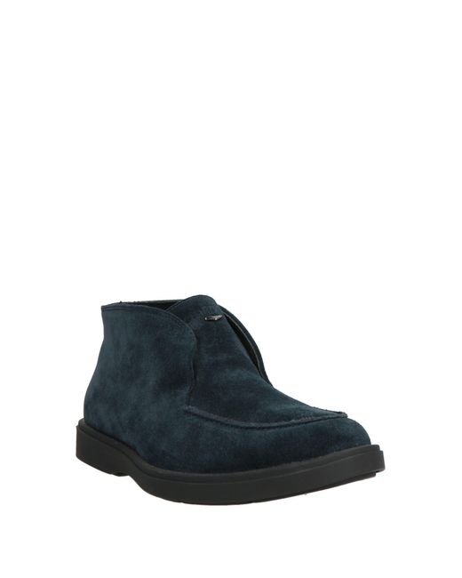 Alberto Guardiani Blue Ankle Boots for men