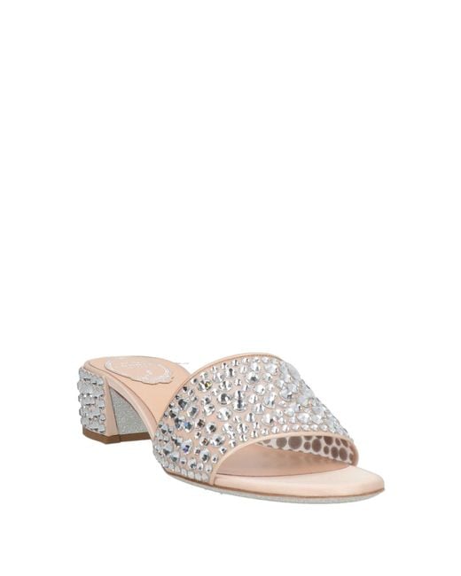 Rene Caovilla White Sandals