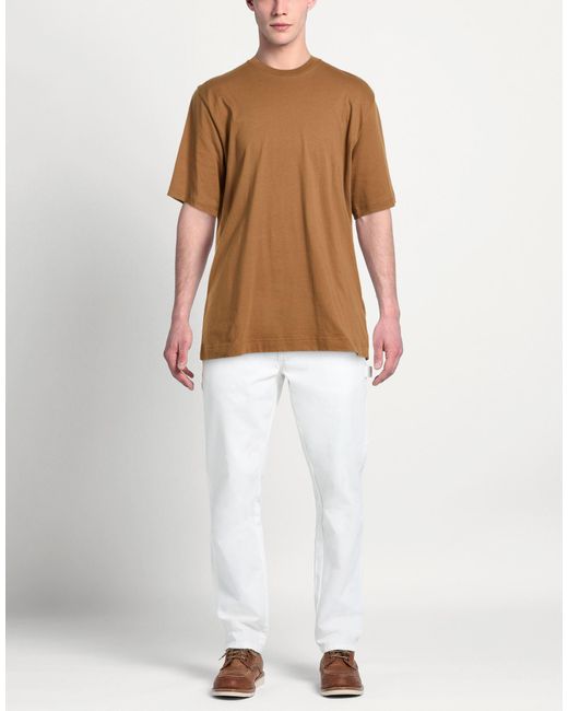 Colmar Brown T-Shirt Cotton, Polyamide for men