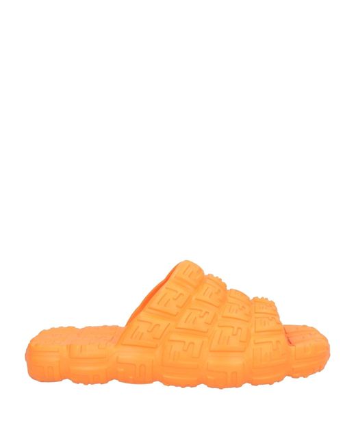 Fendi Sandale in Orange für Herren