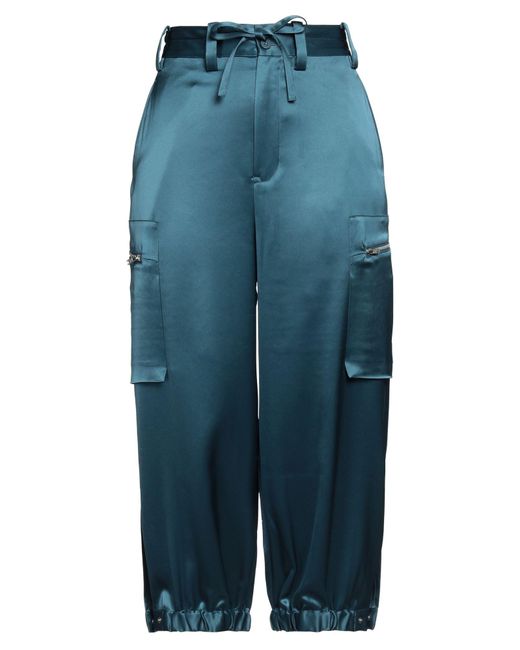 Y-3 Blue Cropped Trousers