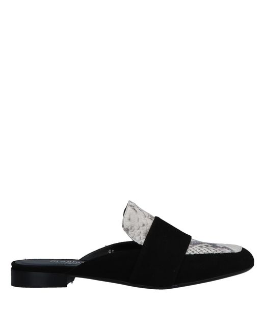 Alberto Guardiani Black Mules & Clogs Soft Leather