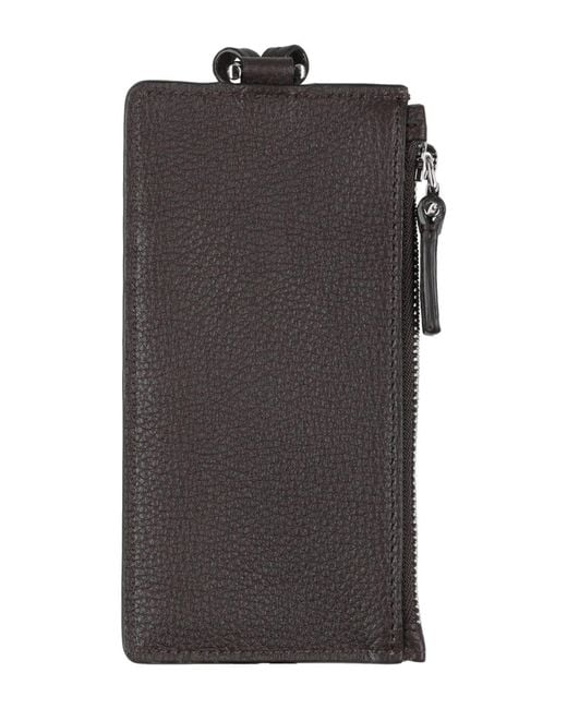 Brioni Black Cardholder for men