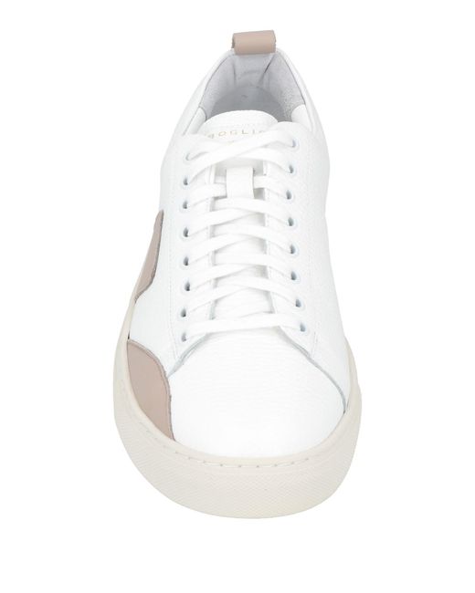 Boglioli White Sneakers Leather for men