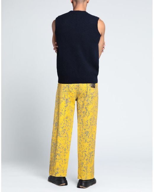 Dolce & Gabbana Yellow Jeans for men