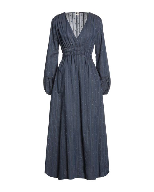 Massimo Alba Blue Long Dress