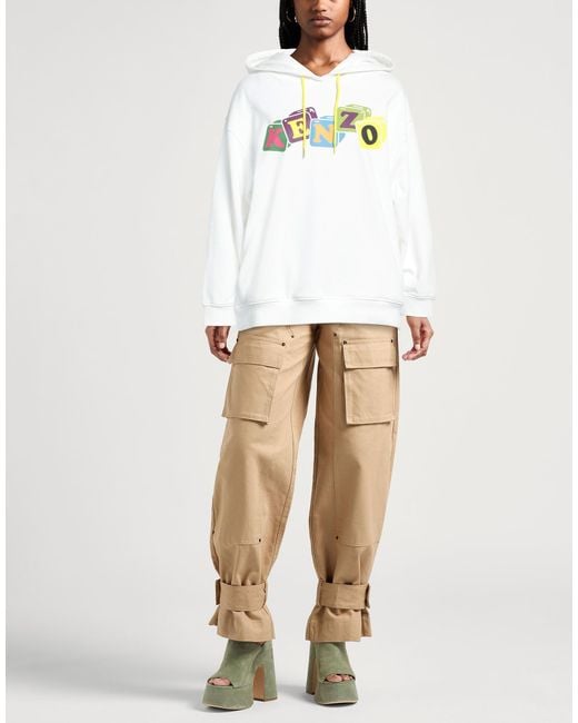 KENZO White Sweatshirt