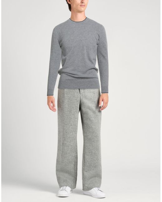 Alpha Studio Gray Sweater Geelong Wool for men