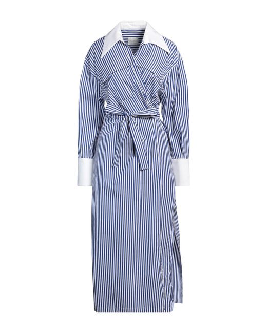 Ballantyne Blue Maxi Dress Cotton, Elastane