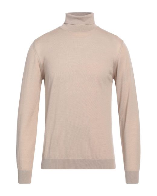 Daniele Fiesoli Rollkragenpullover in Natural für Herren