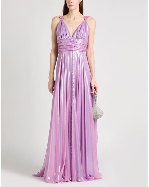 ATELIER LEGORA Purple Maxi-Kleid