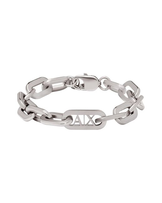 Armani Exchange Metallic Bracelet for men