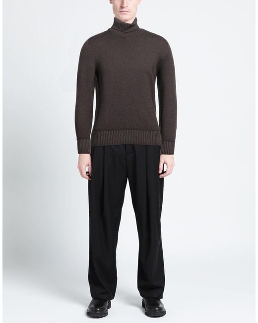 Drumohr Gray Turtleneck for men