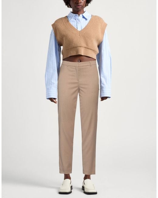 Boss Natural Sand Pants Virgin Wool, Elastane
