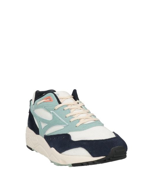 Mizuno Blue Sneakers Leather, Textile Fibers for men