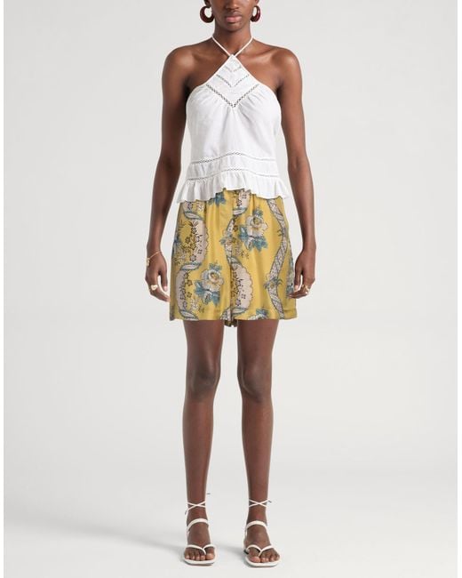 Weekend by Maxmara Metallic Shorts & Bermuda Shorts Silk