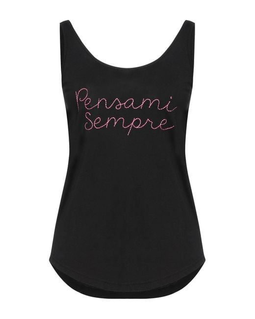 Giada Benincasa Black Tank Top