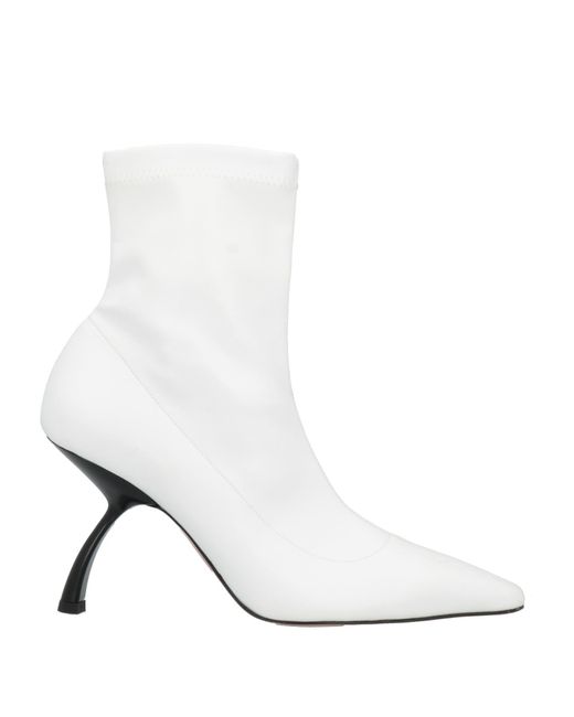 Piferi White Ankle Boots