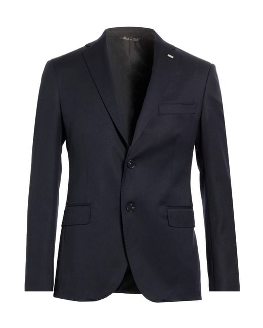 Exte Blue Blazer Wool for men