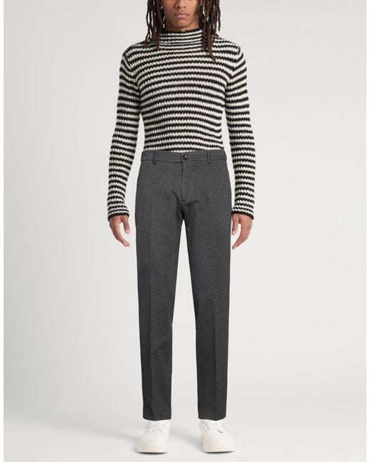 Berwich Gray Pants Viscose, Polyamide, Elastane for men