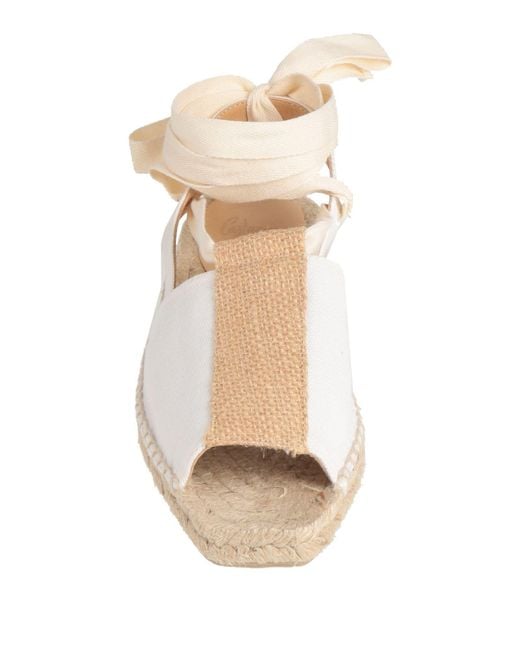 Castaner White Espadrilles