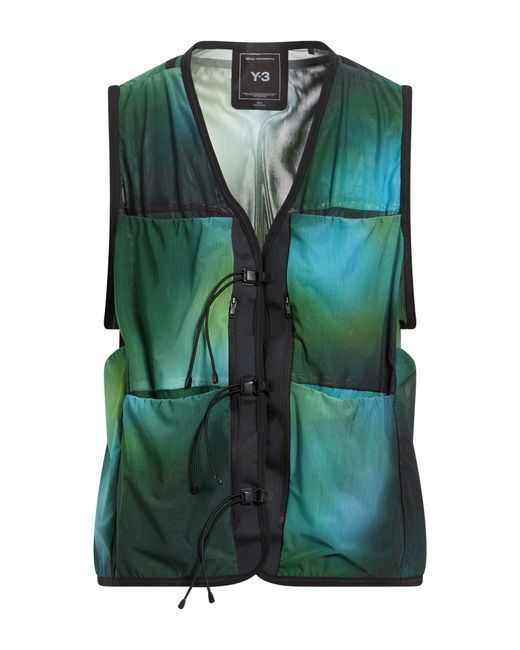 Y-3 Green Vests for men