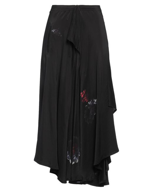 Yohji Yamamoto Black Midi-Rock