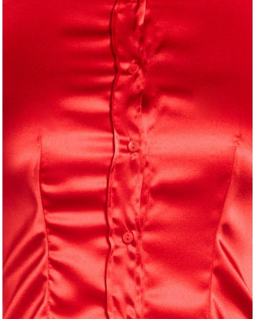 Xacus Red Shirt Silk, Elastane