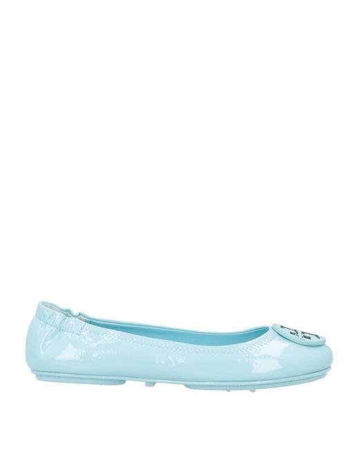 Tory Burch Blue Ballet Flats