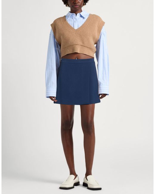 Ottod'Ame Blue Mini Skirts