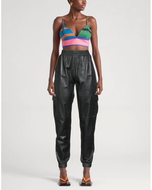 Oakwood Gray Pants Lambskin