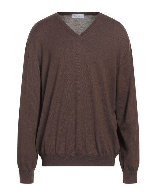 Gran Sasso Brown Sweater for men