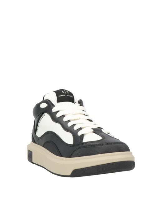 ARMANI EXCHANGE Black Sneakers for men