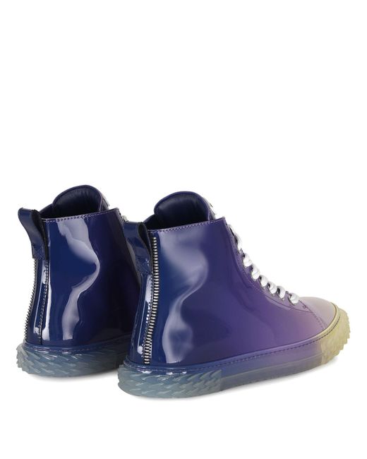 Zapatillas brillantes con efecto degradado Giuseppe Zanotti de hombre de color Purple