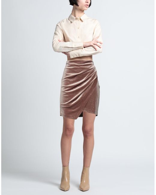 Aniye By Brown Mini Skirt