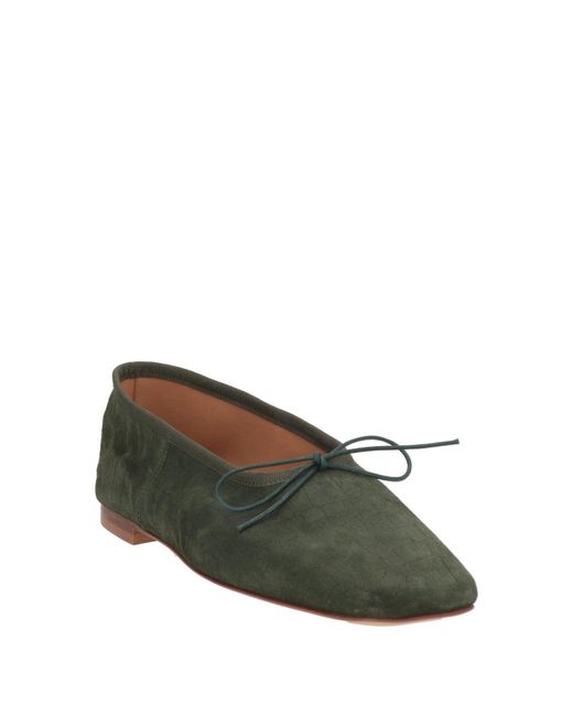 Mansur Gavriel Green Ballet Flats
