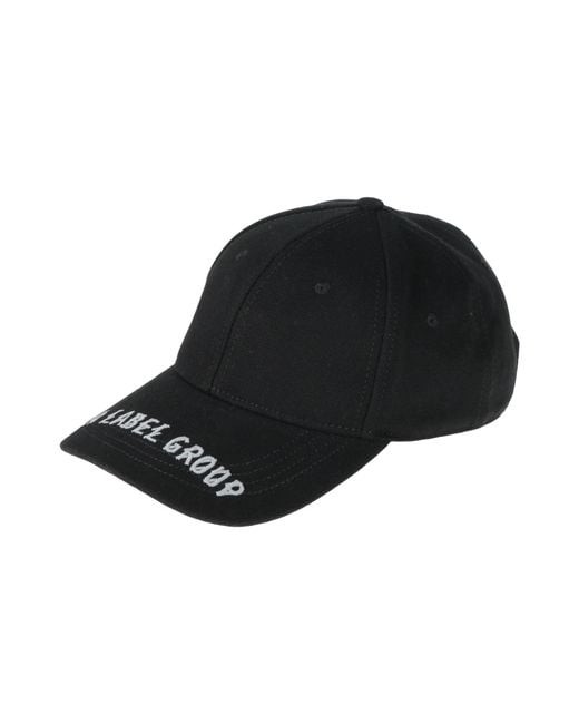 44 Label Group Black Hat Cotton for men