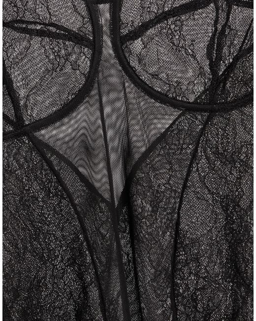 ViCOLO Black Bodysuit Polyester, Elastane