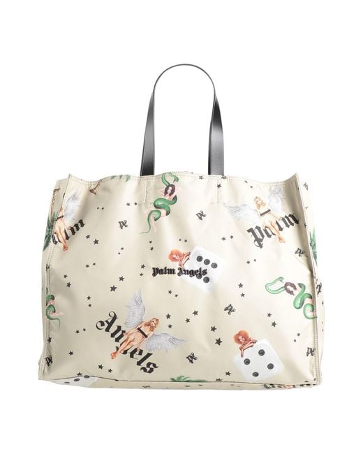 Palm Angels Natural Khaki Handbag Textile Fibers