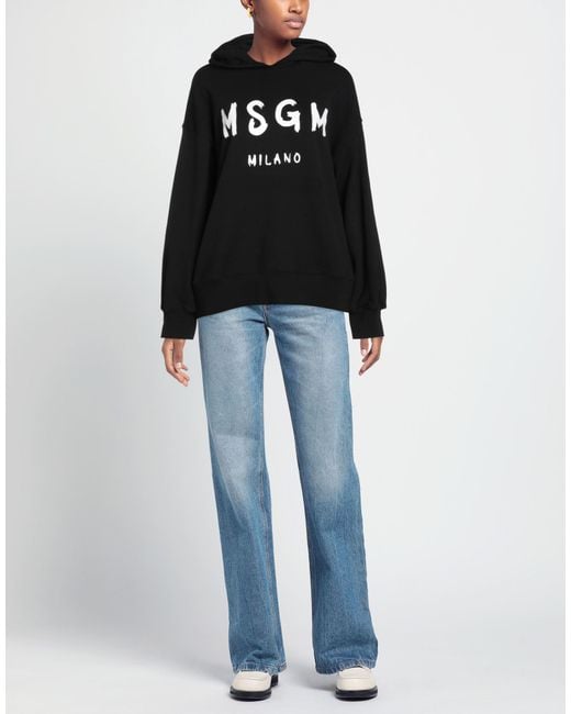 MSGM Black Sweatshirt