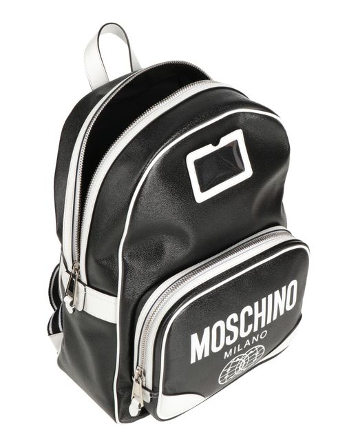 Moschino Black Rucksack for men