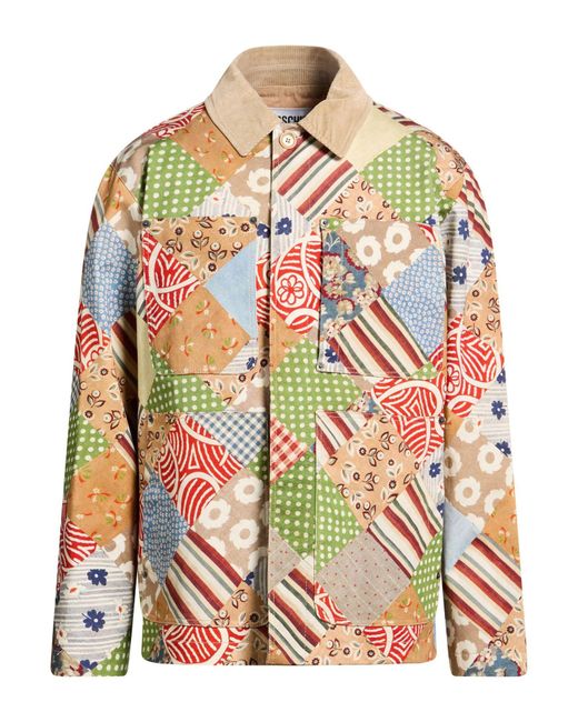 Moschino White Couture Sand Jacket Cotton, Elastane for men