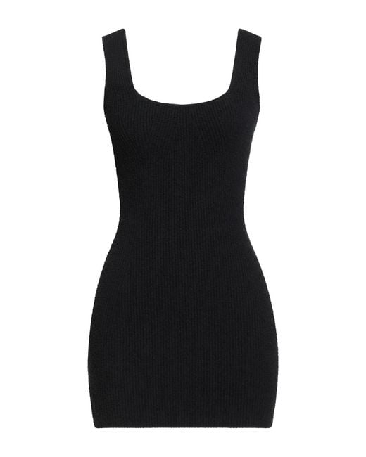 Wardrobe NYC Black Mini Dress Cotton, Polyamide, Elastane