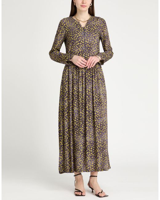 ALESSIA SANTI Natural Midi Dress Viscose