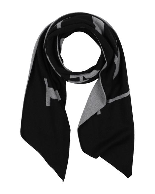 Lanvin Black Scarf Wool
