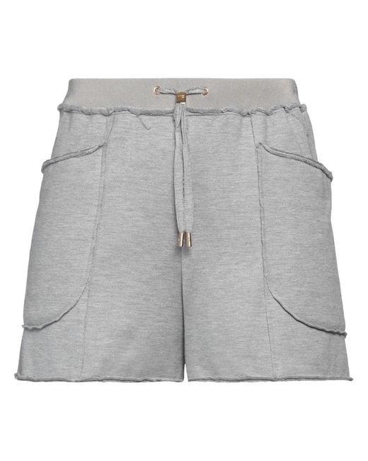 Tom Ford Gray Shorts & Bermuda Shorts Silk, Cotton, Viscose, Elastane