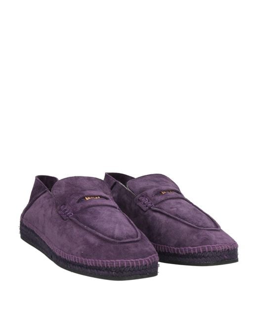 Bally Purple Espadrilles Calfskin