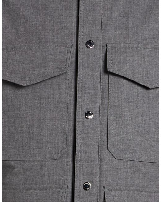 Moorer Gray Jacket Virgin Wool, Elastane for men