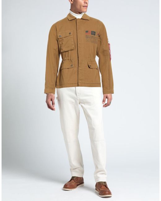 Alpha Industries Brown Jacket for men