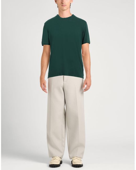 Paolo Pecora Green T-Shirt Cotton for men